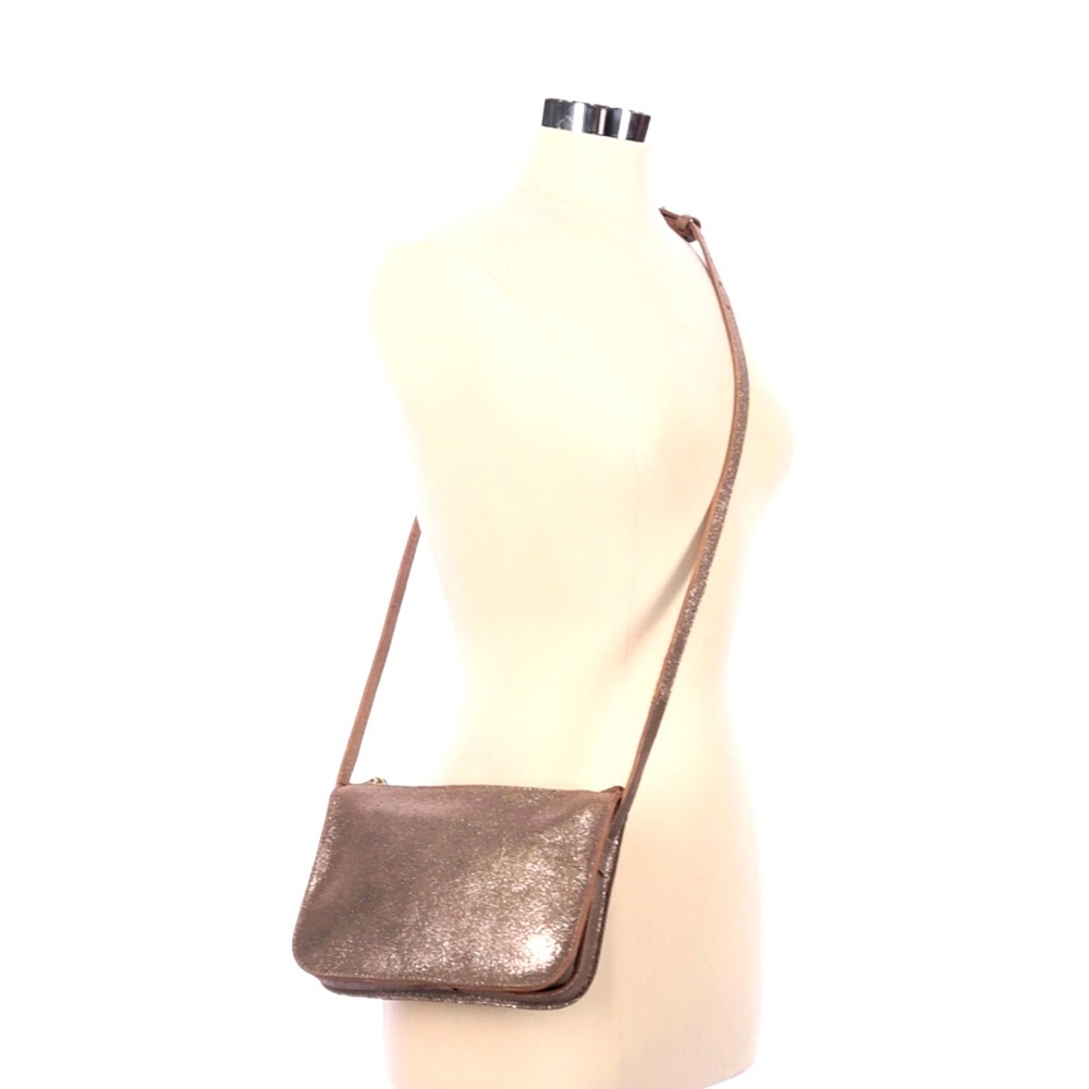 Madewell Metallic Leather Crossbody
